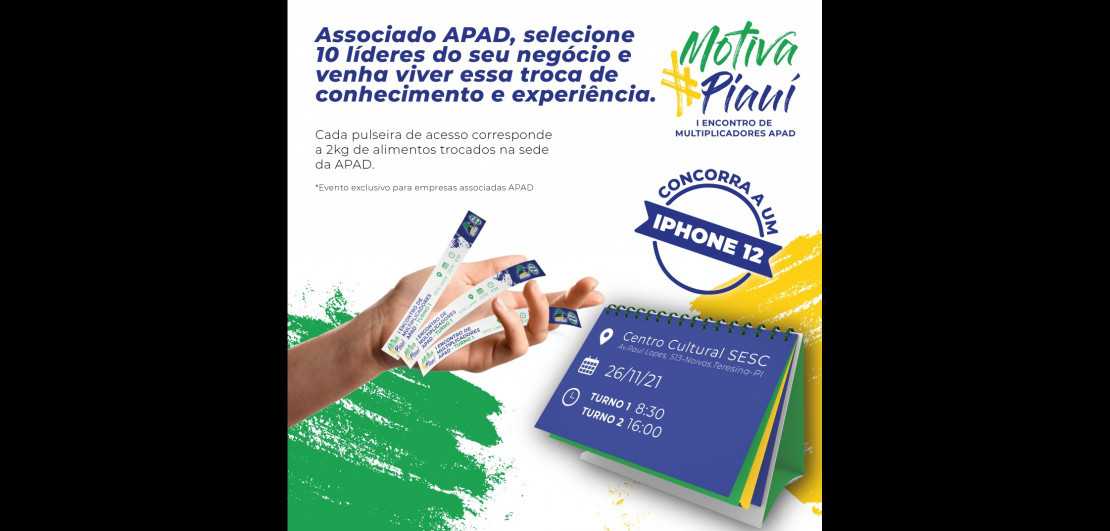 Comunicado: APAD solicita que associados com pulseira para o evento preencha link de validação e confirme presença