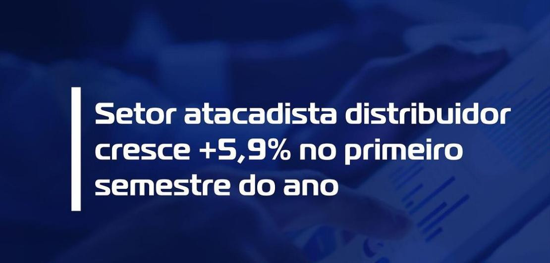 Setor atacadista distribuidor cresce +5,9% no primeiro semestre do ano