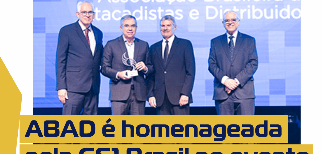 ABAD É HOMENAGEADA PELA GS1 BRASIL NO EVENTO "70 SEGMENTOS".